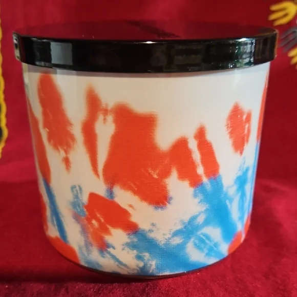 New Bath & Body Works Blue Raspberry Snow Cone 3-Wick 14.5 oz. Candle-RETIRED - Picture 4 of 7